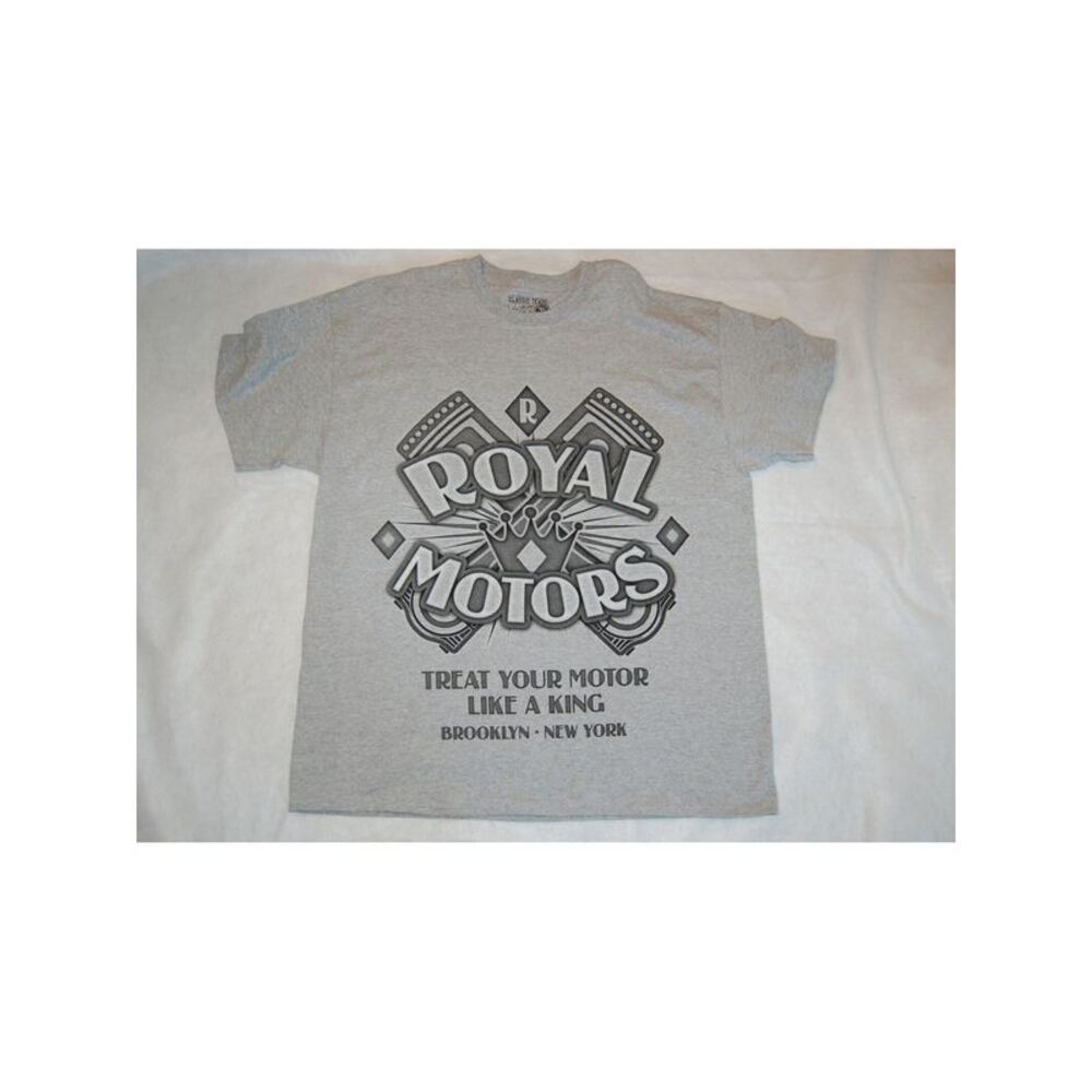 CLASSIC TEAZE Mens Gray Graphic Short Sleeve T-Shirt M